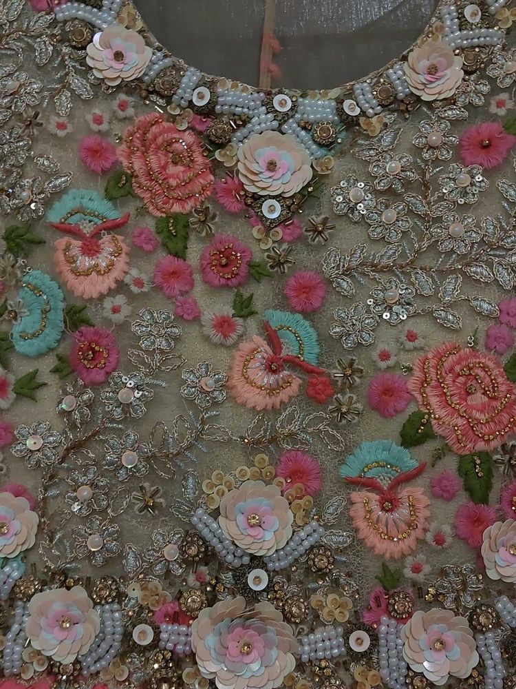 Embroidered Floral Top