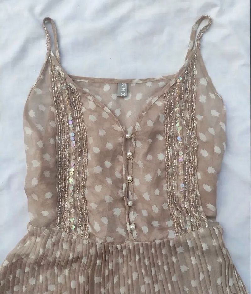Boho Beaded Slip Dress