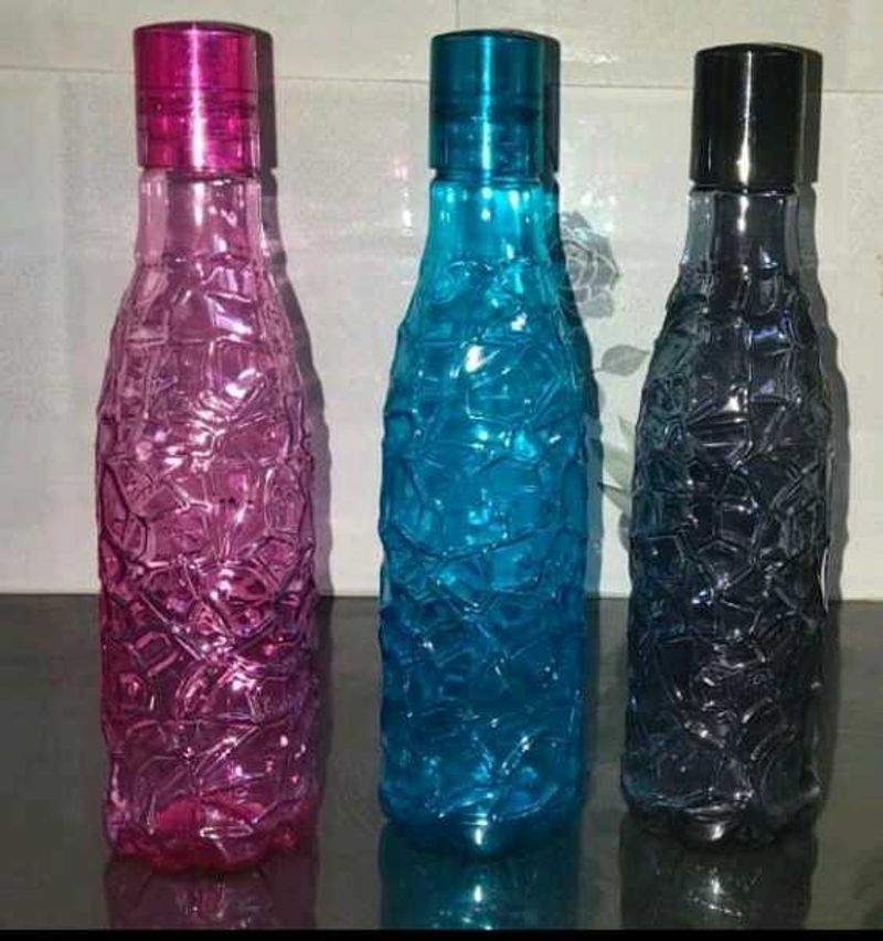 Combo Of 3 Crystal Water Bottles