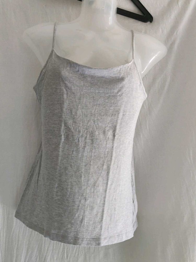 Basic Grey Camisole Top