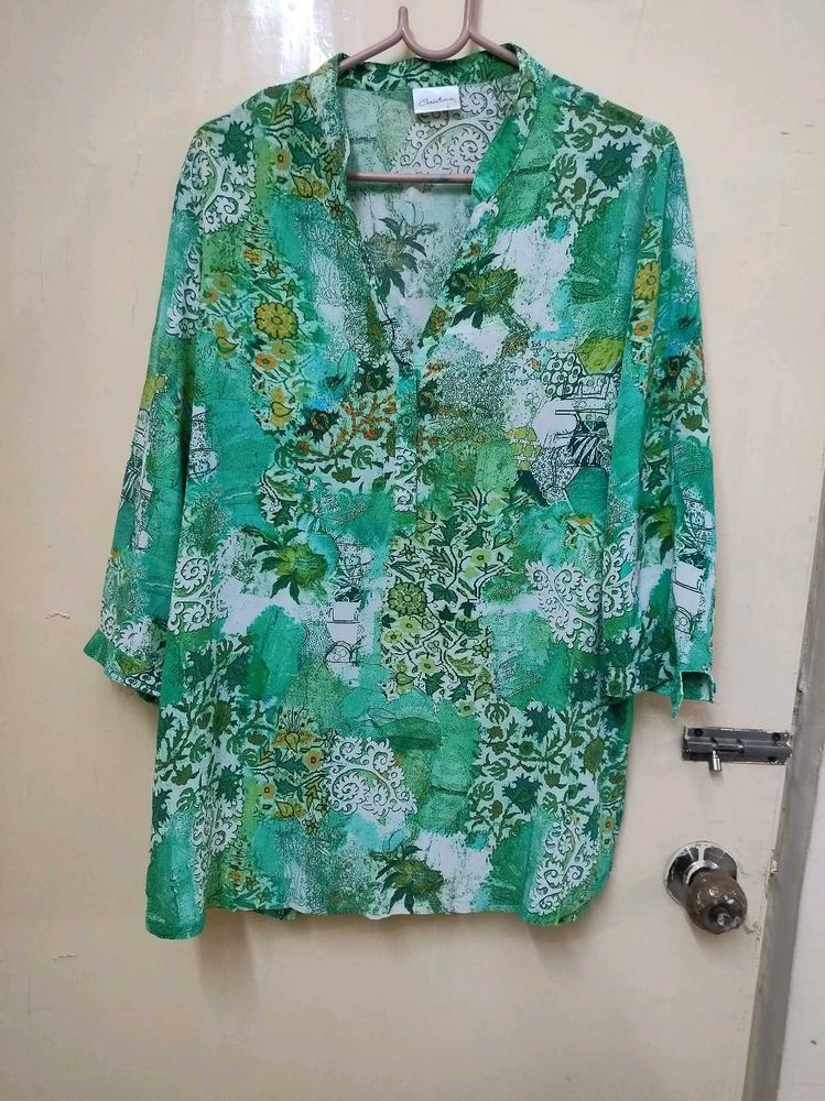 Plus size Beautiful Green Top