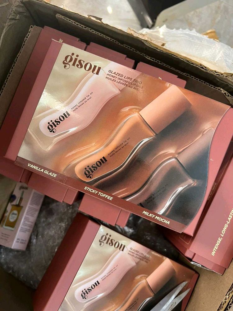 Gisou Glazed Lips Trio Set