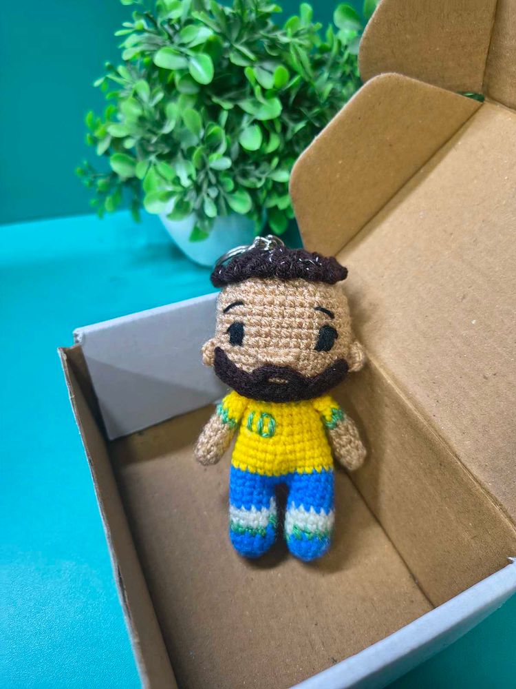 Crocheted neymar amigurumi ✨