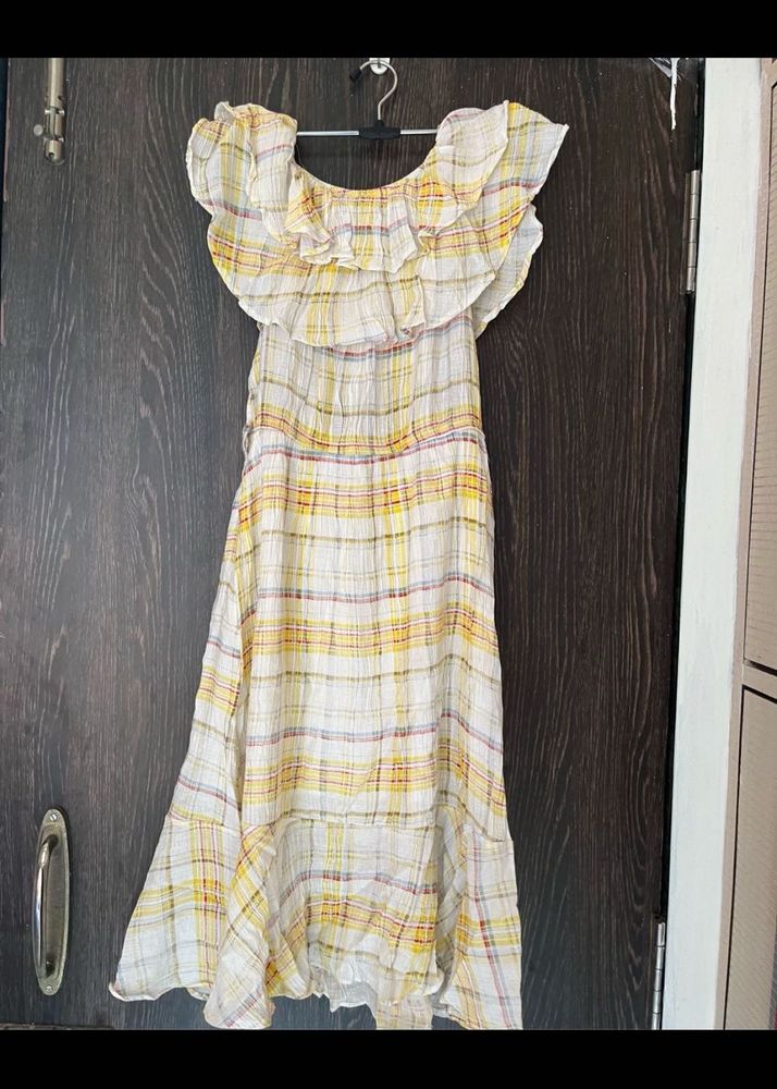 Chic Plaid Midi Dress