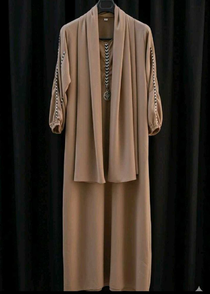 Elegant 2-Piece Abaya Dress Set