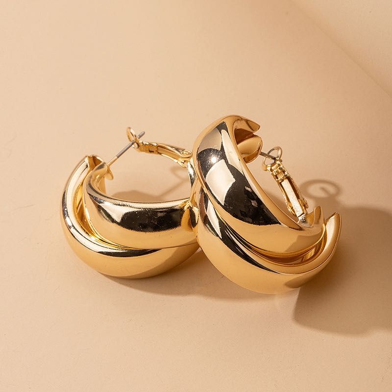 💌Chunky Gold Hoop Earrings💌