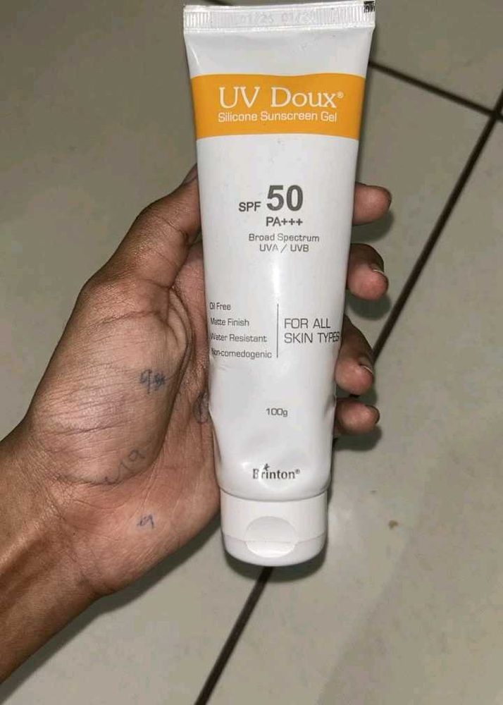 UV Doux Silicone Sunscreen Gel SPF 50 100g