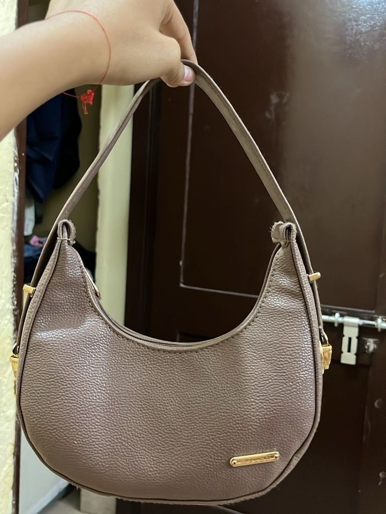Stylish Purple Hobo Bag