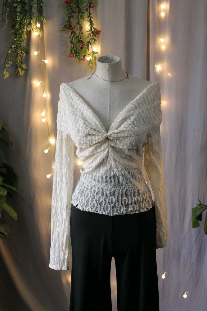 Elegant Off-Shoulder Lace Top
