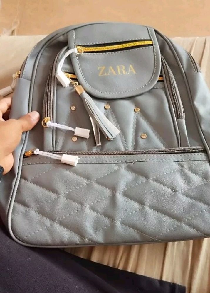 Stylish Grey Backpack