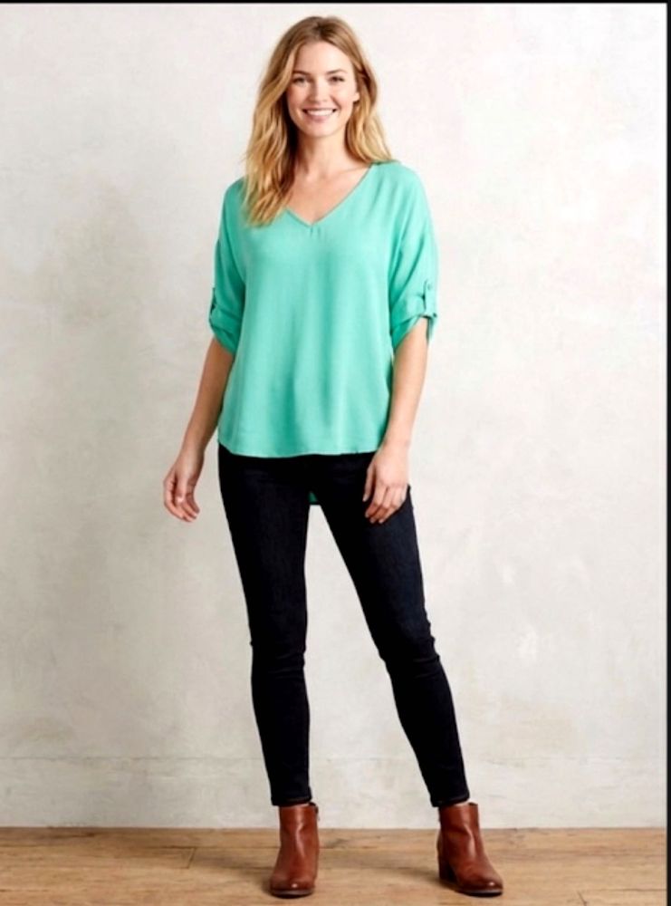 Beautiful V-Neck Imported Top