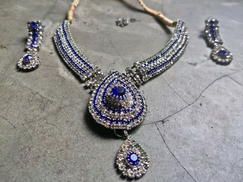 Blue Jewellery Set