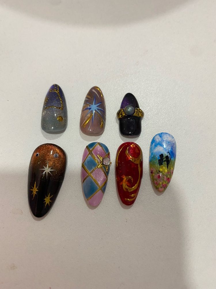 howls moving castle nail set