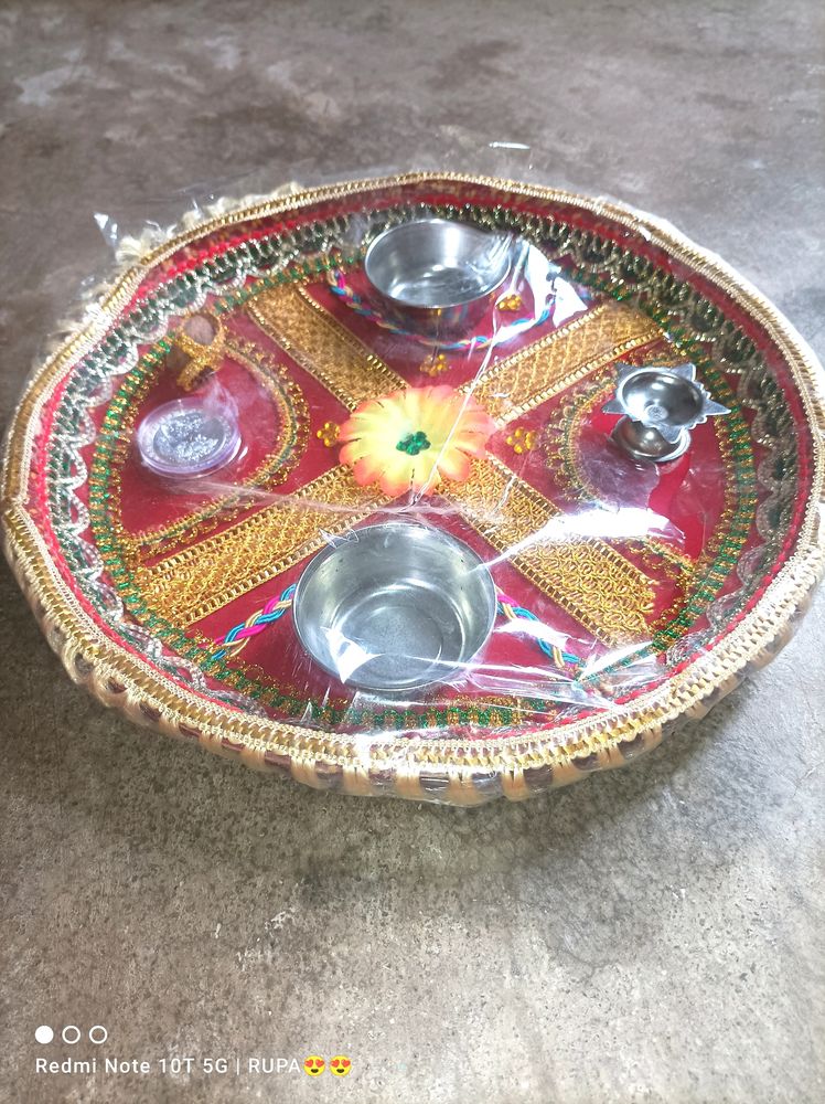 Puja Thali Steel