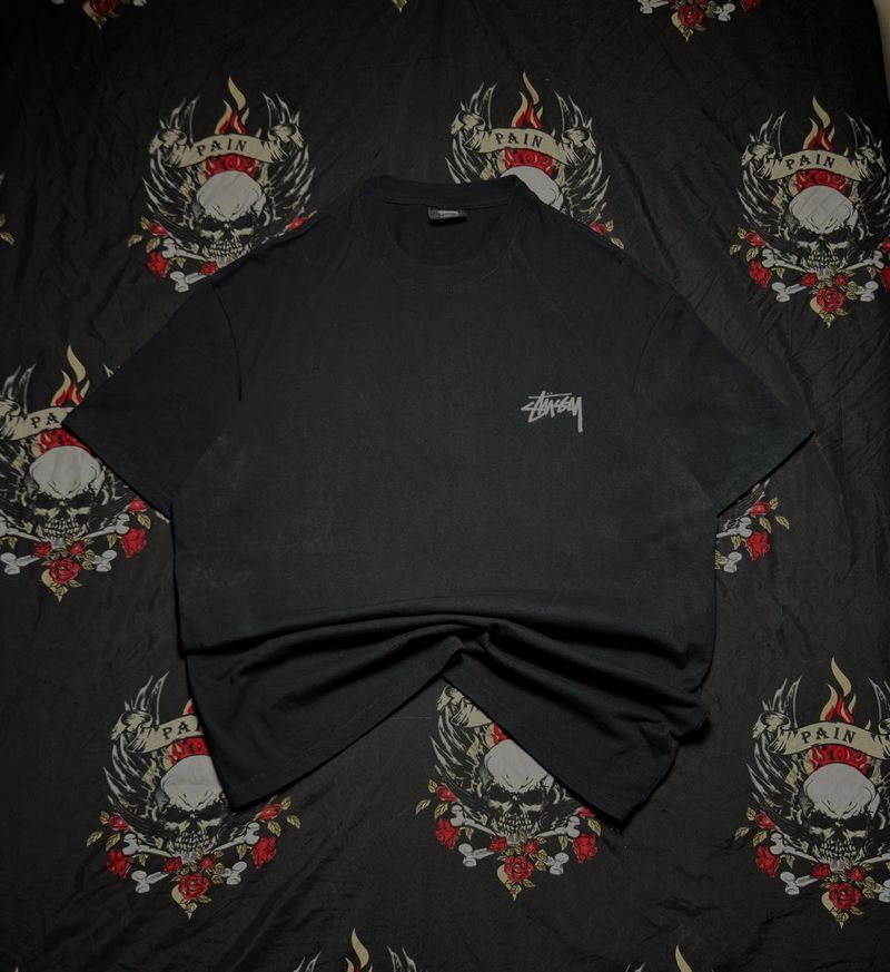 Stussy Black Graphic T-Shirt