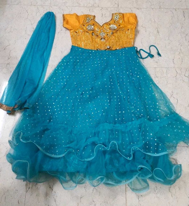 Girls Lehenga Choli Set