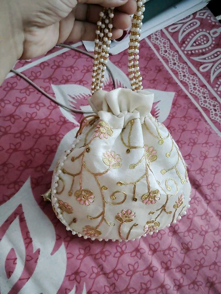 18.Embroidered Potli Bag