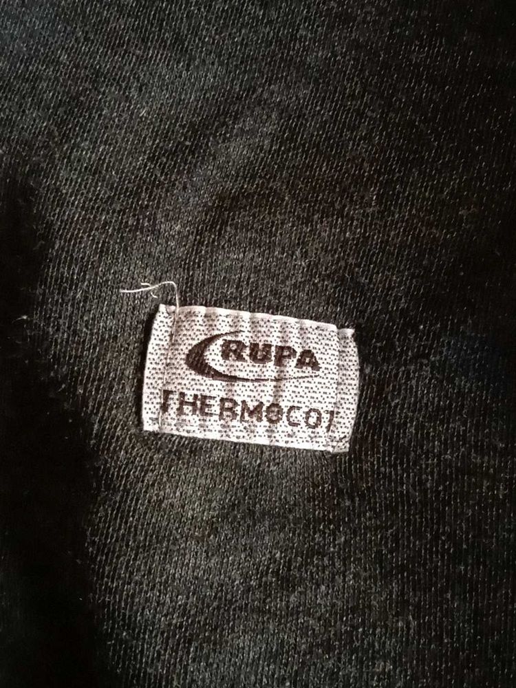 Set of Two Long Sleeve Thermals - Black Brown