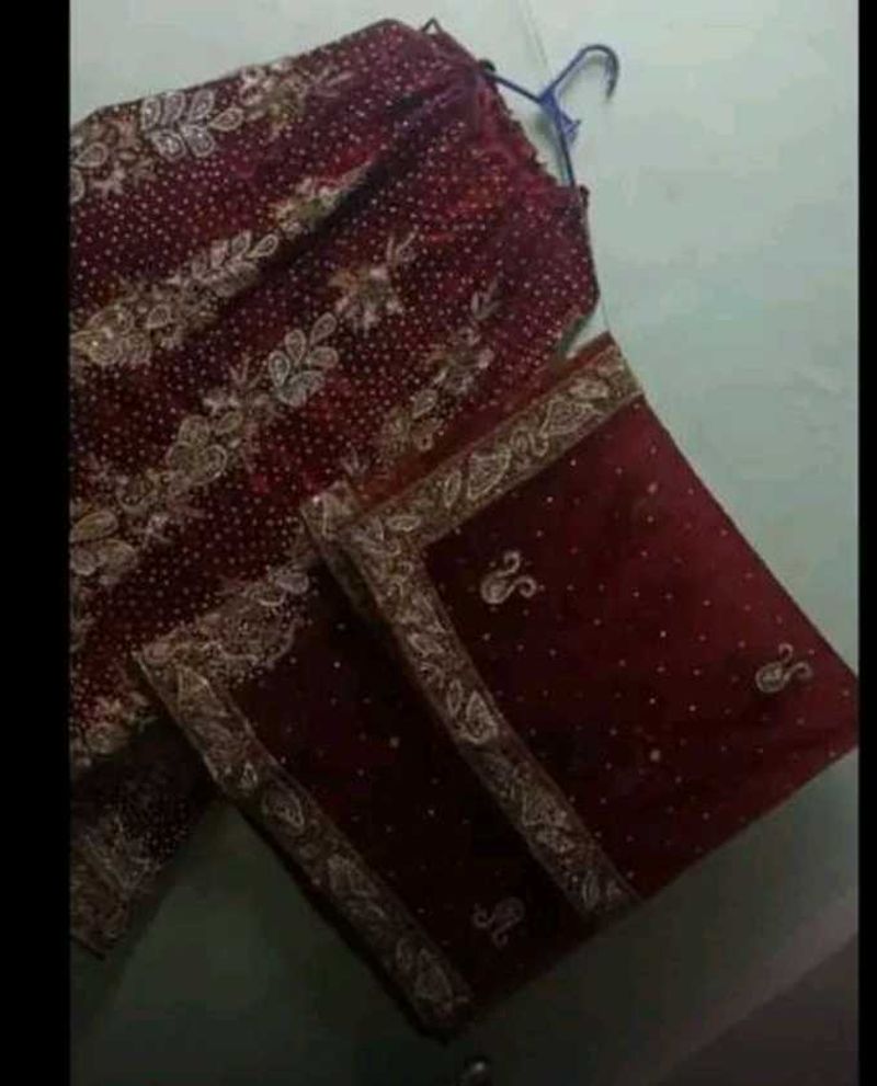 Designer Embellished Lehenga dupatta Set