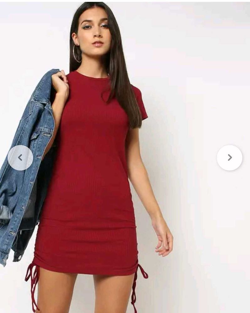 Red Bodycon Mini Dress LR-11