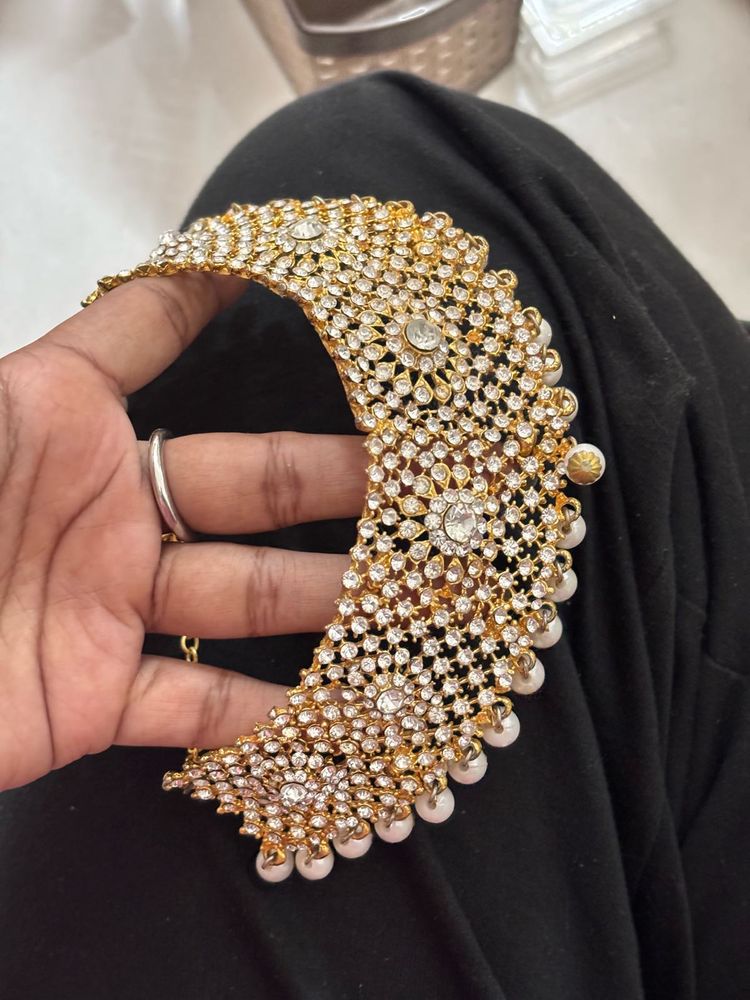 Exquisite Gold-Plated Kundan Necklace Set