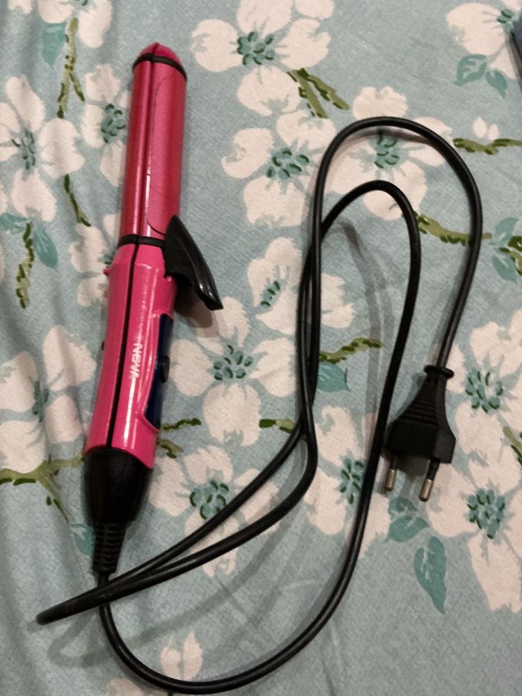 Pink Hair Curler