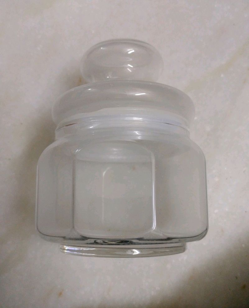Clear Glass Jar with Lid
