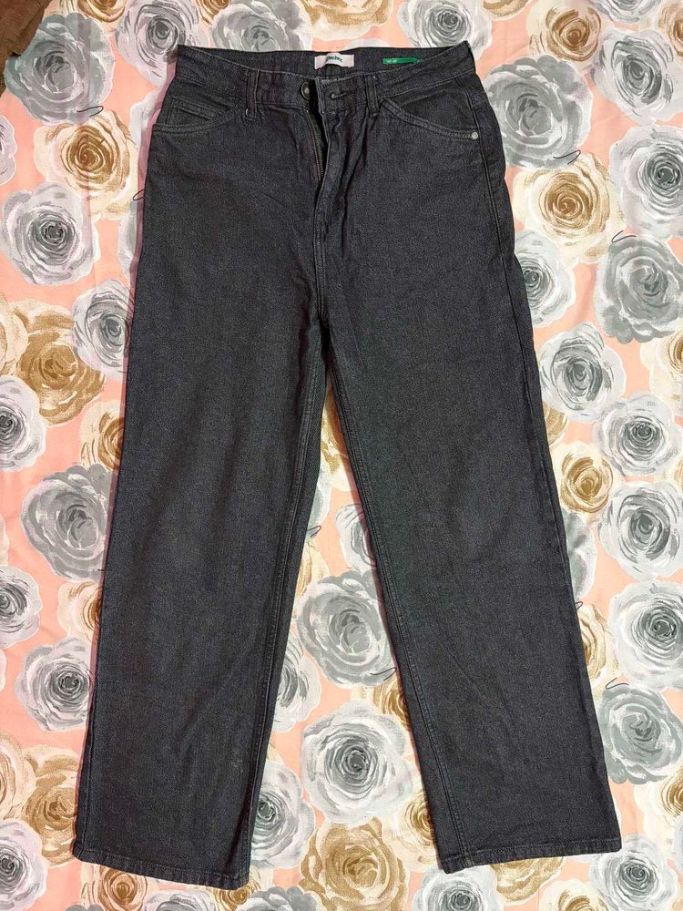 Dark Wash Wide Leg Jeans