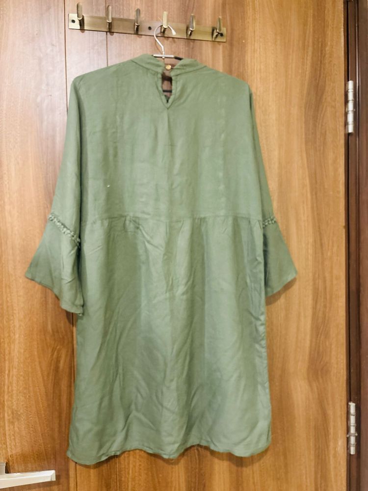 Elegant Olive Green Kurta