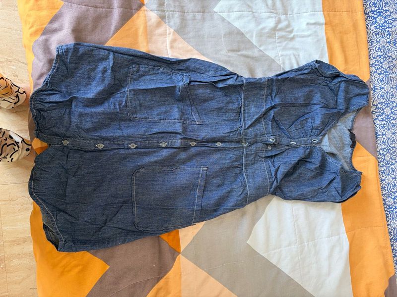 Blue Denim Dress