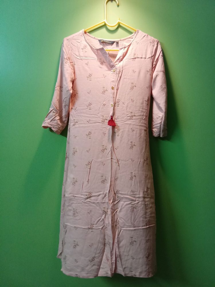 Light Peach Kurta S