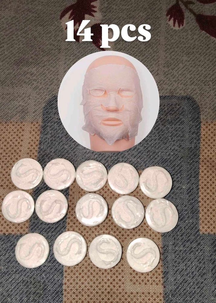 14 pcs Face Masks &amp; Moisturizer Potions