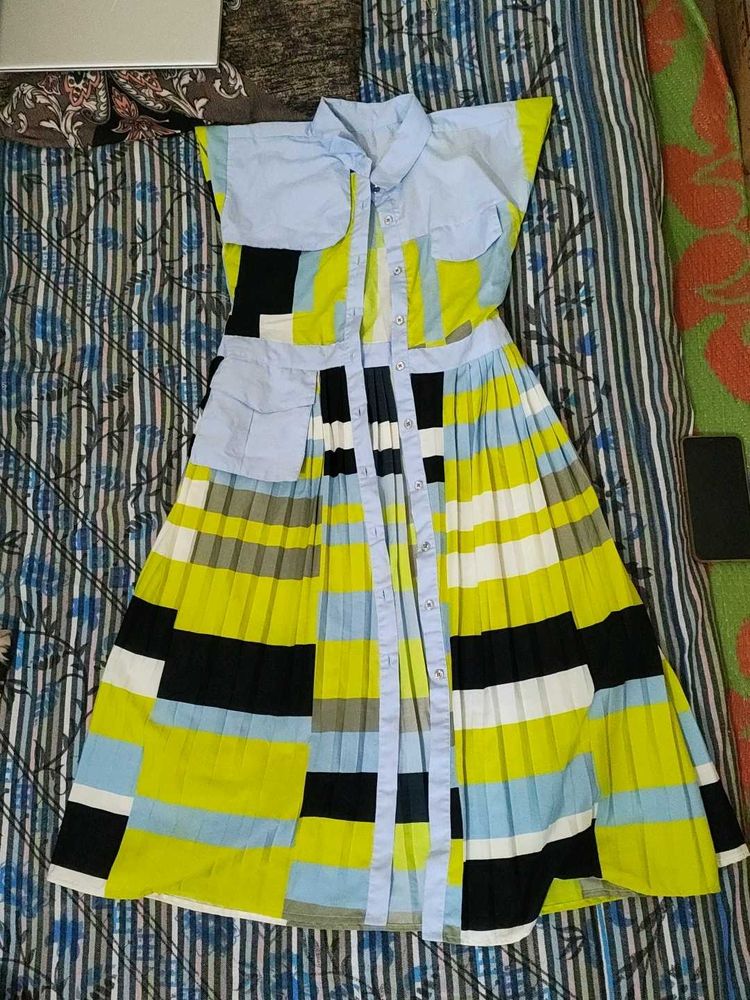 Striped Colorblock Dress
