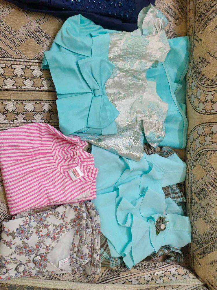 Combo Of 6 Frock And 3 Tops