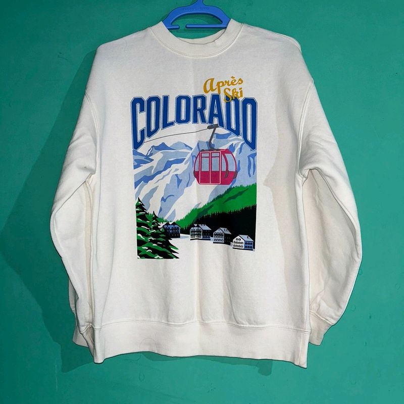 Hnm White Sweatshirt