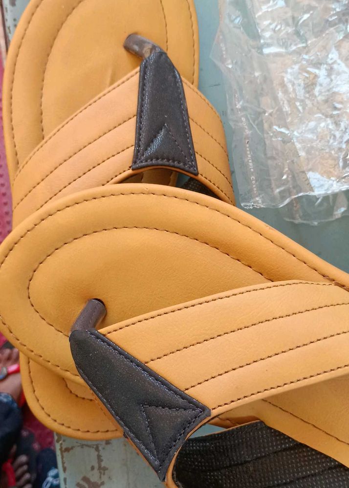 Comfortable Tan Flip-Flops