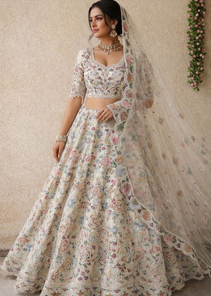 Floral Embroidered Lehenga Choli