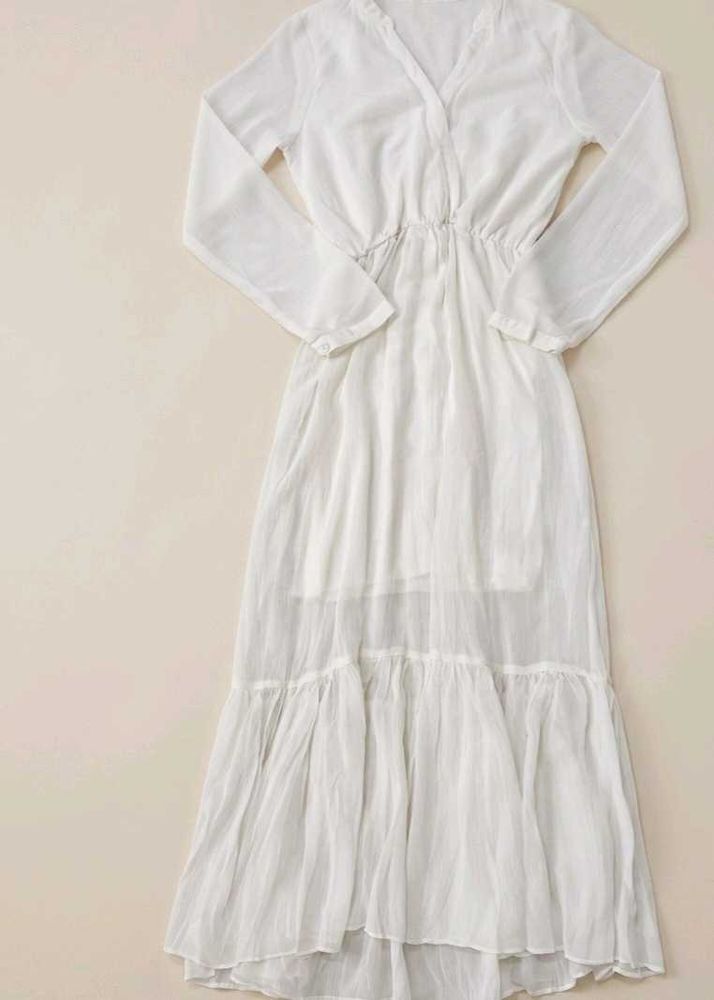 Elegant White Maxi Dress