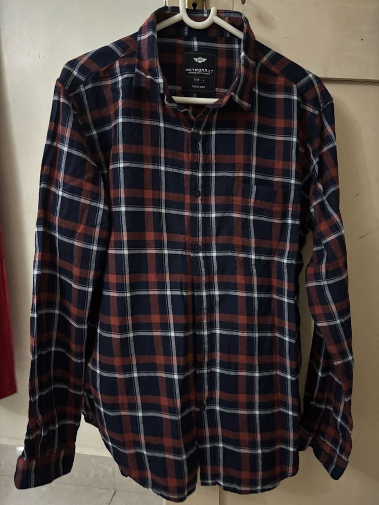 Metronaut Stylish Checkered Shirt