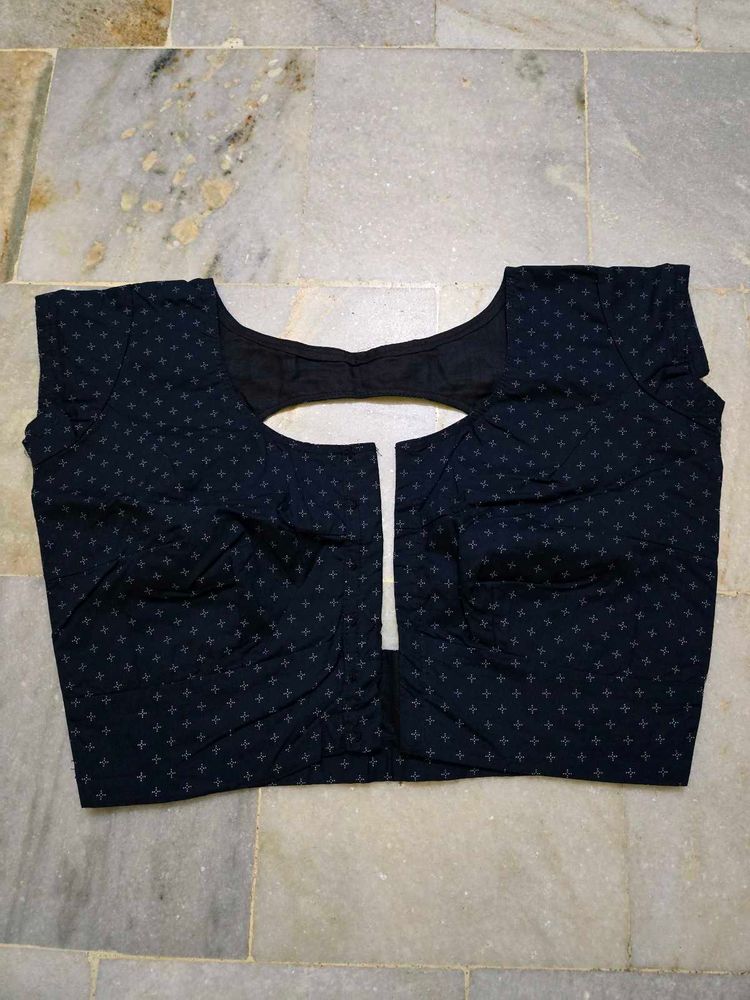 Stylish Dark Printed Blouse