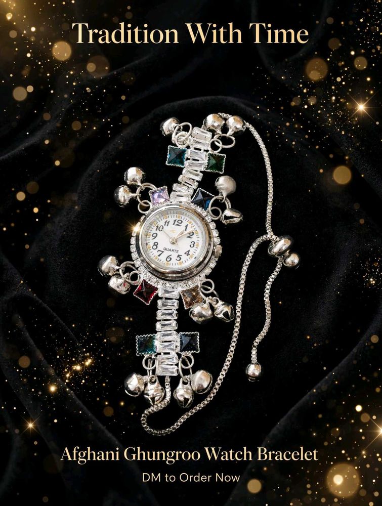 Afghan Ghungroo Watch Bracelet