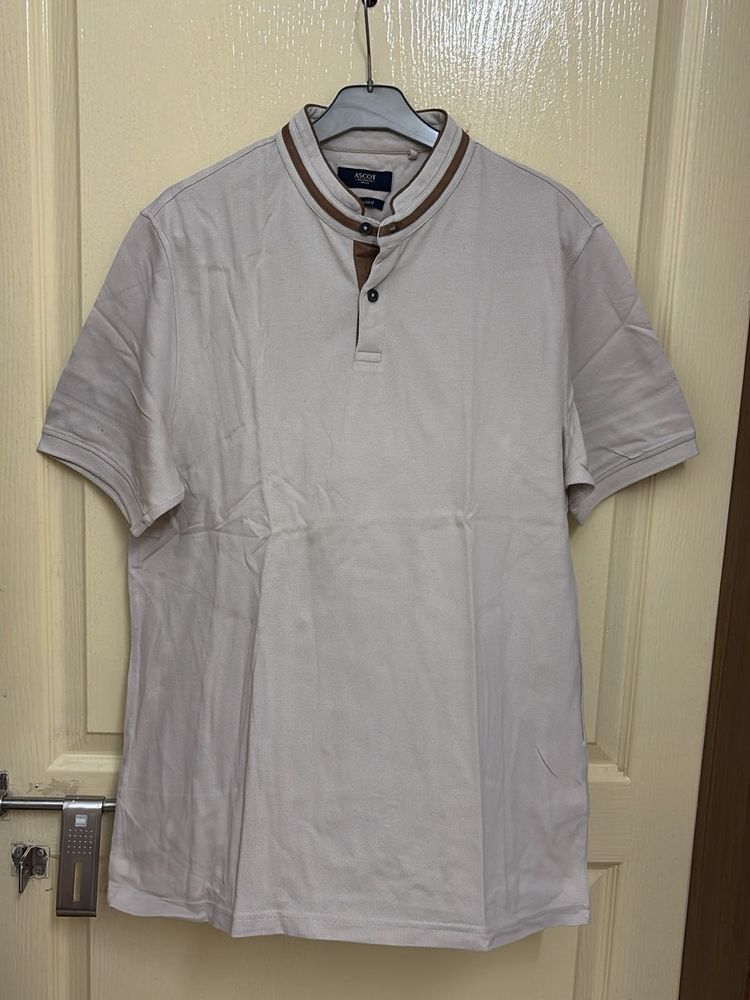 Men's Casual Henley T-Shirt