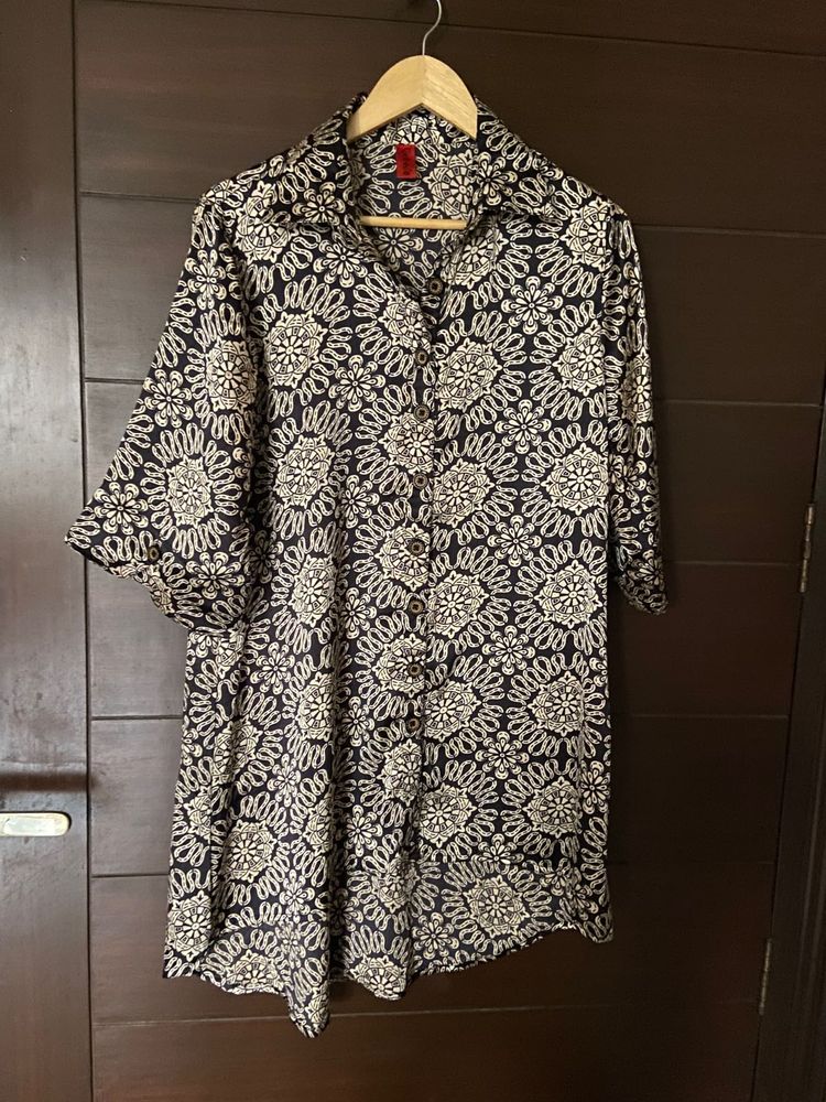 Stylish collared Kurta palazzo ( xl)