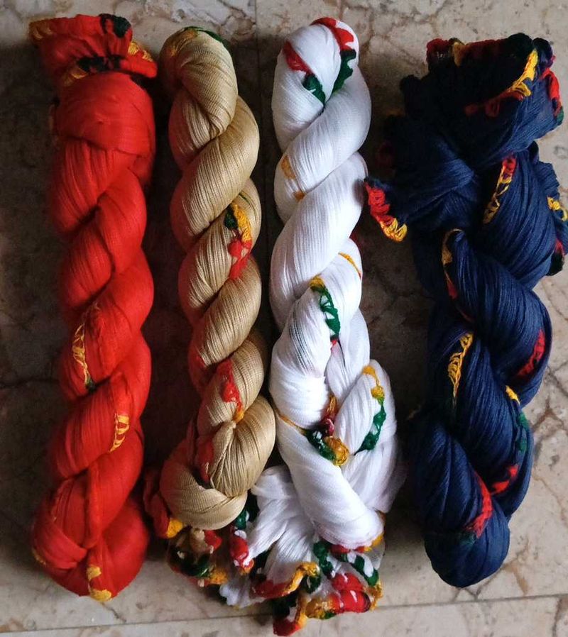 combo of 4 cotton blend dupatta for women