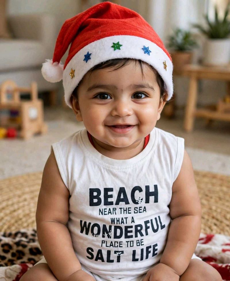 tshirt &amp; Christmas Hat