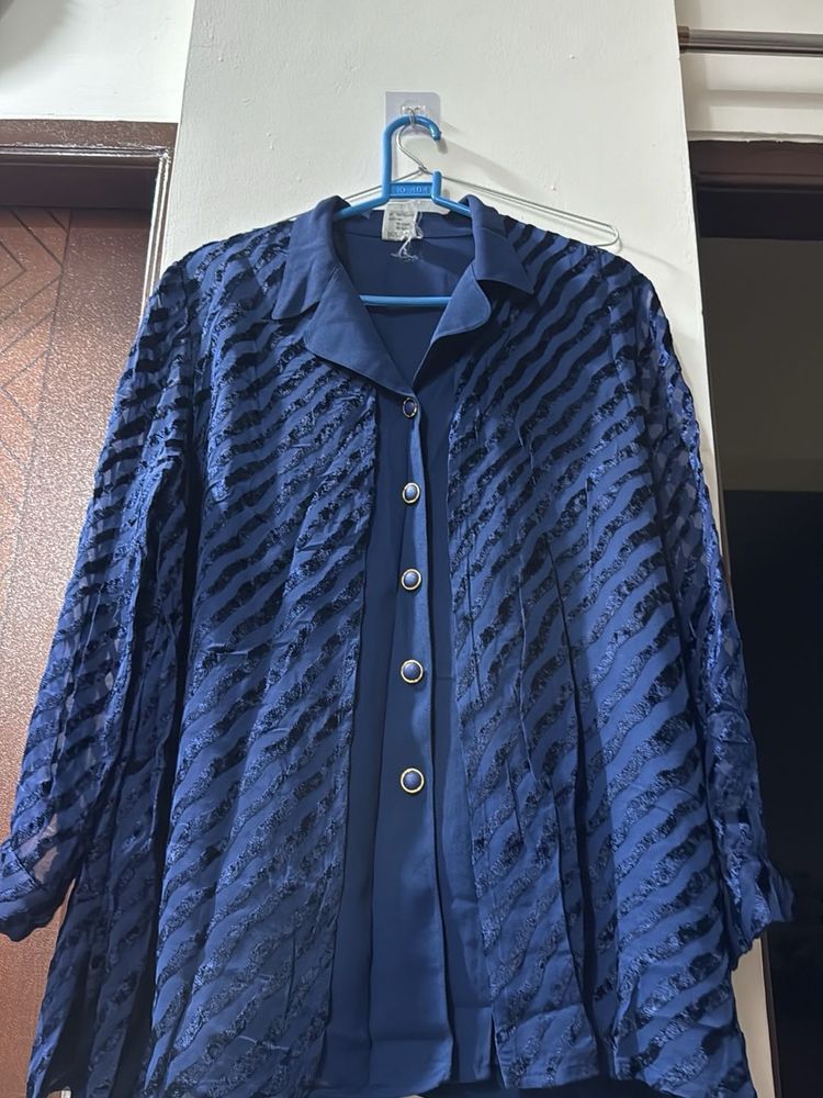 Elegant Navy Blue shirt