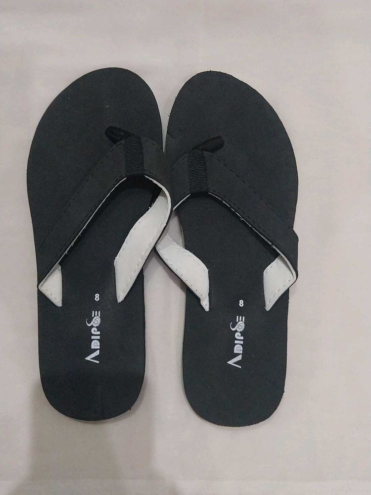 Comfortable Black Flip-Flops