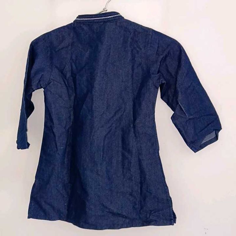 Classic Denim Kurta