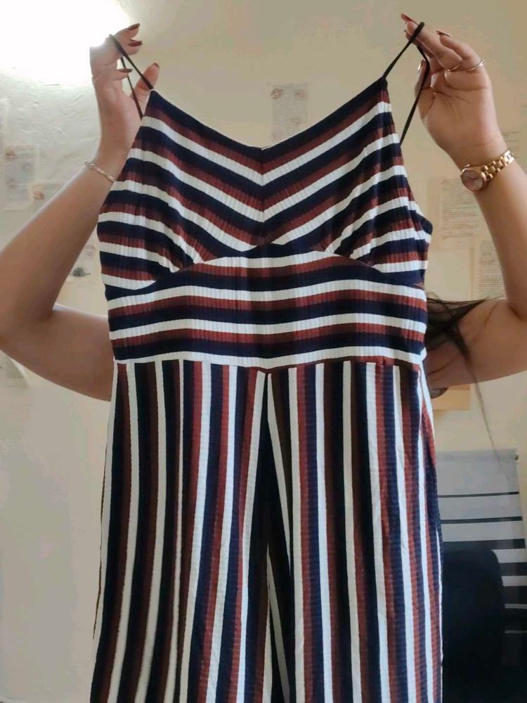Striped Jumpsuit