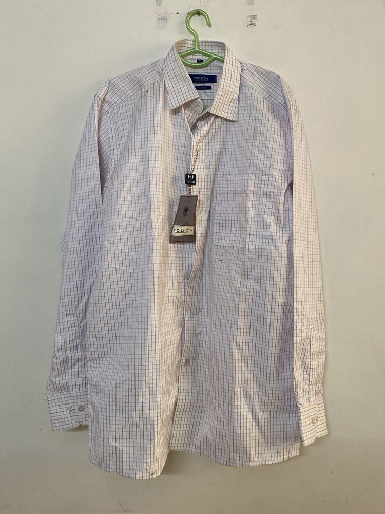 Men's 'Touch' Checkered Button-Down
